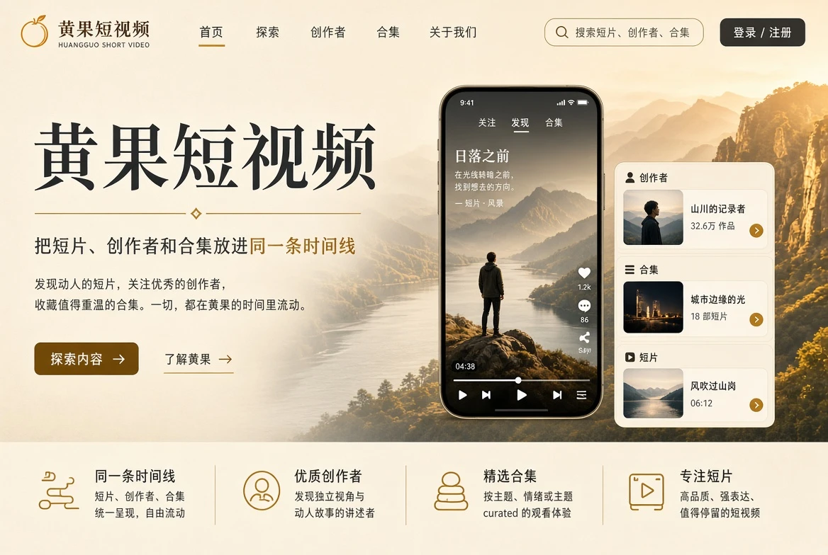 黄果短视频精选入口
